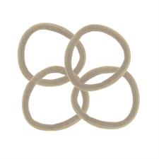L.C ZOPFGUMMI 302BE-112 HAARBAND BEIGE 0,5 CM BREITE