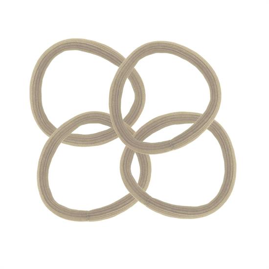 L.C ZOPFGUMMI 302BE-112 HAARBAND BEIGE 0,5 CM BREITE