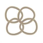 L.C ZOPFGUMMI 302BE-112 HAARBAND BEIGE 0,5 CM BREITE