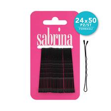 SABRINA HARRKLAMMERN GEWELLT 7 CM SCHWARZ 168 (SCHACHTEL)