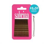 SABRINA FERMAGLI ONDATI CON PALLINA 7 CM BIONDI 169 (SCATOLA)