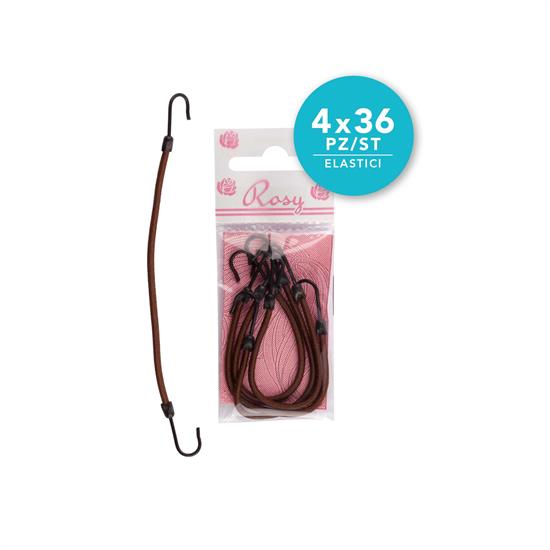 ROSY HAARGUMMIS MIT HAKEN BRAUN   781