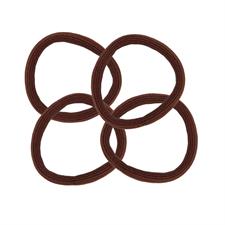 L.C ZOPFGUMMI 302M-112 HAARBAND BRAUN 0,5 CM BREITE