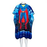 EFA SUPERHERO KINDER HAARSCHNEIDEUMHANG BUNT 90x130CM HAKENVERSCHLUS